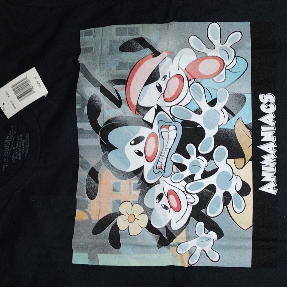 Women Animaniacs Shirt Black Size S - Picture 2 of 5